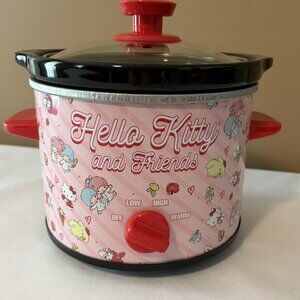 Sanrio HELLO KITTY pink slow cooker crock pot 2 qt NEW unboxed never used